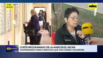 Corte programado en el Incan afecta servicios