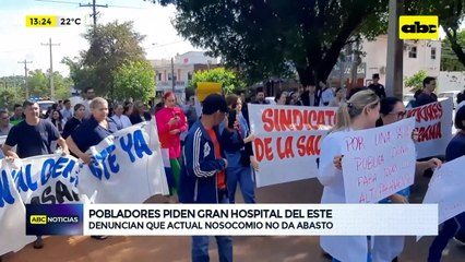 Alto Paraná también quiere un gran hospital: así se movilizaron en Ciudad del Este