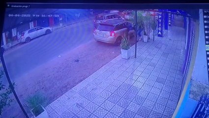 Video revela agresión a mujer en San Lorenzo
