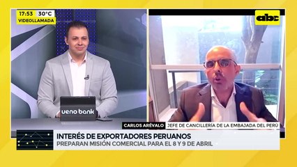 ABC Negocios - Entrevista a Carlos Arévalo, jefe de Cancillería de la Embajada de Perú