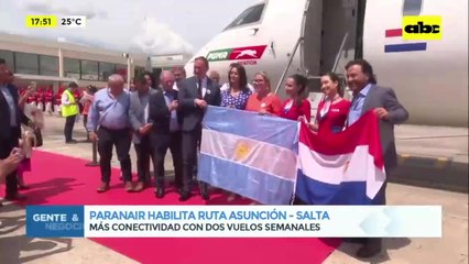 Paranair reanuda los vuelos directos entre Asunción y Salta