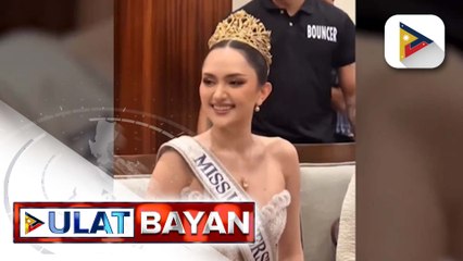 Miss Universe 2025 3rd runner-up Ahtisa Manalo, mainit na sinalubong sa kanyang homecoming parade | ulat ni Ice Martinez