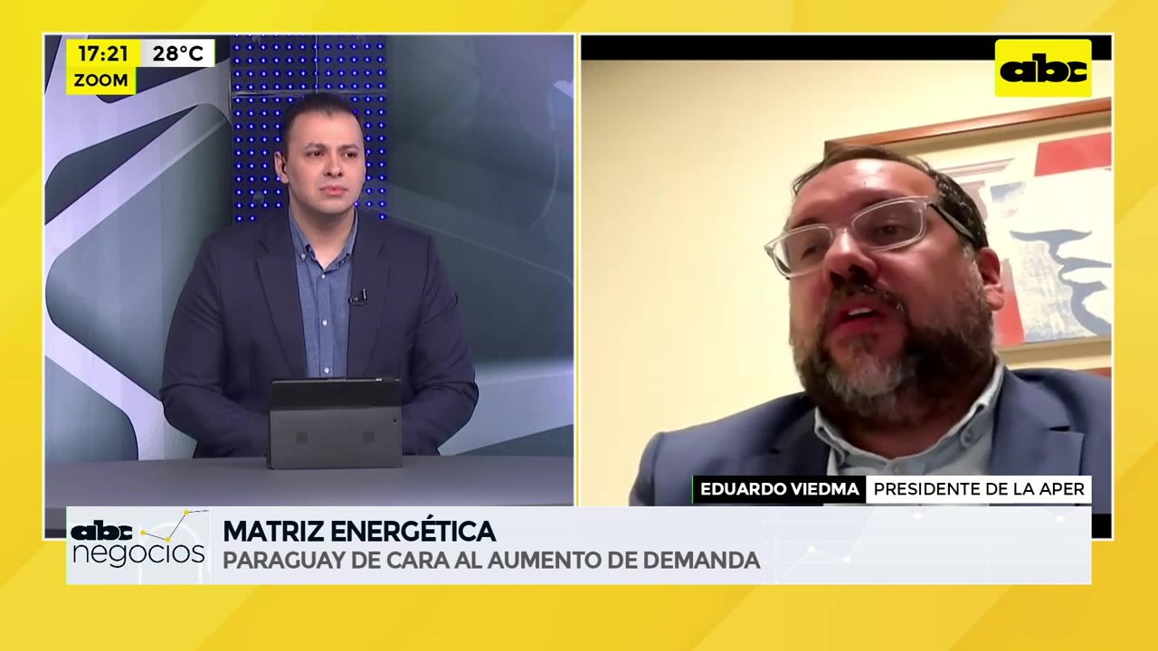 ABC Negocios - Entrevista a Eduardo Viedma, presidente de la Aso. Paraguaya de Energías Renovables