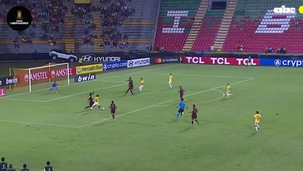 El gol del triunfo de Melgar sobre Tolima en Colombia