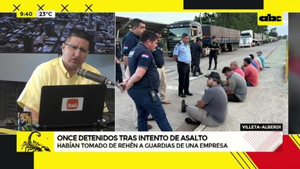 Intento de robo en puerto de Villeta deja 11 detenidos