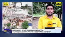 Familiares de víctimas de derrumbe piden investigación por homicidio