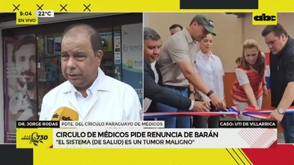 Ministra de Salud se debe apartar del cargo, afirma titular del Círculo de Médicos