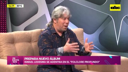 Ismael Ledesma comenzó a grabar su álbum "Folclore profundo"
