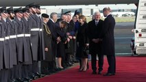 German President, William and Kate depart for Windsor