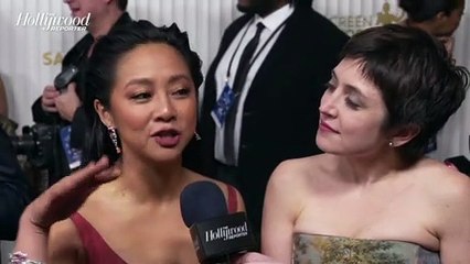 Stephanie Hsu & Tallie Medel on Their Awards Journey and Meeting Tilda Swinton | SAG Awards 2023