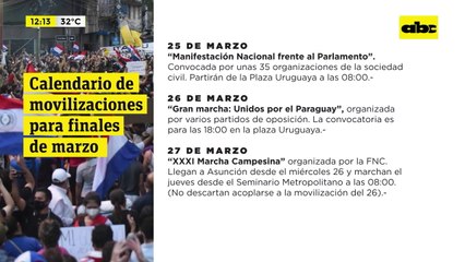 Marzo, mes de marchas: campesinos cerrarán la semana de movilizaciones