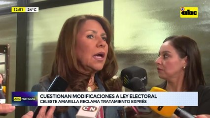 Senadora cuestiona aprobación “a tambor batiente” de modificaciones a la Ley Electoral