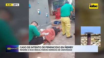 Intento de feminicidio en Ñemby: madre e hija están hospitalizadas