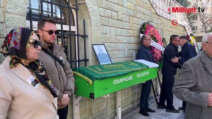 Burcu Özberk'in acı günü! Dedesini gözyaşlarıyla son yolcuğuna uğurladı