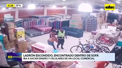 Frustran robo en local de electrodomésticos: ladrón salió de la cárcel recientemente