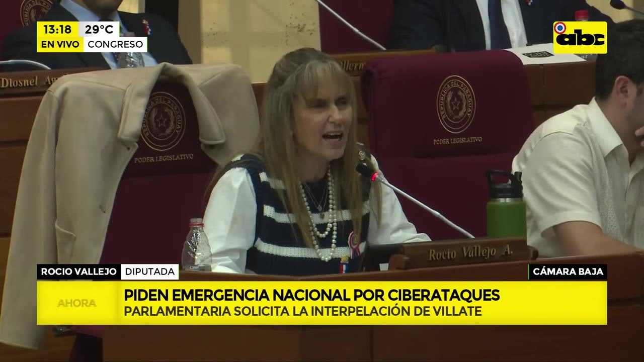 Ciberataques: diputados rechazan declarar emergencia y optan por pedir informe a Mitic