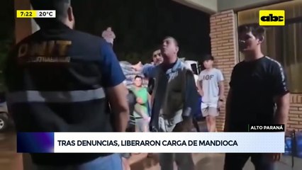 ¿Mandioca de contrabando?: COIA incautó cargamento y posteriormente lo liberó