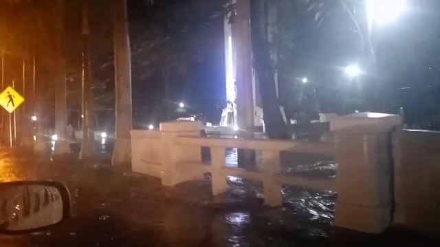 Lluvias y fuertes ráfagas sorprendieron a San Bernardino