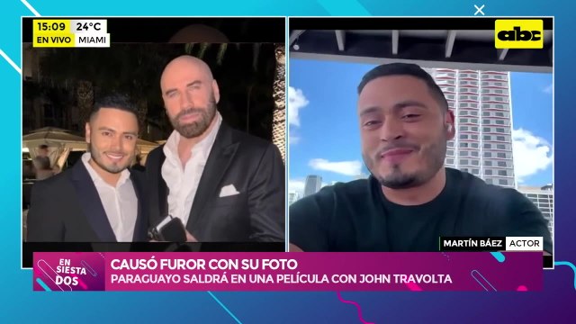 Martín Báez, actor paraguayo en Estados Unidos