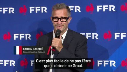 Bleus - Galthié : "Notre ambition, c’est de gagner"
