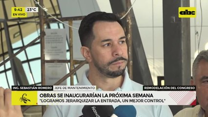 Remodelación de fachada del Congreso estará lista la próxima semana: obra costó G. 950 millones