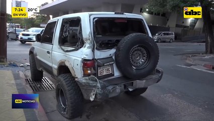 Choque y atascos en el microcentro marcan el post feriado