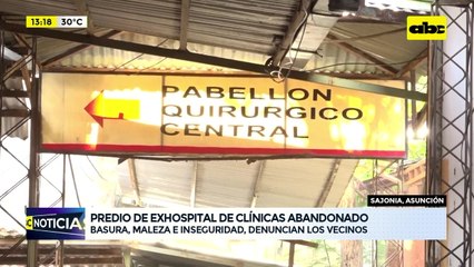 Edificio abandonado preocupa a vecinos de Sajonia: ex hospital de Clínicas ahora es un aguantadero