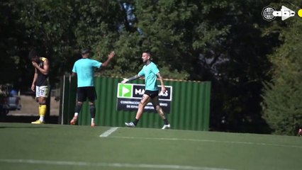 El gol de Darío Benedetto en el amistoso frente a Real Pilar