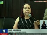 Dip. María Vega: No aceptaremos que ninguna institución venga a soslayar nuestro derecho de vida