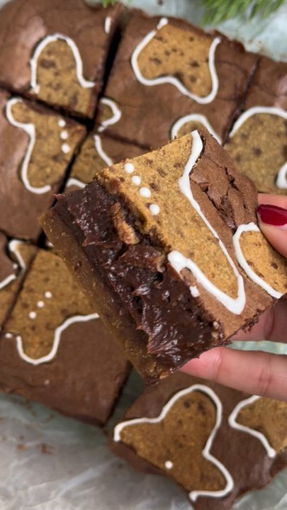 Jour 1 du calendrier de l’avent des recettes - Brookie de Noël 🎄