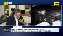 “Las rutas están tomadas por el crimen organizado y nadie hace algo al respecto”