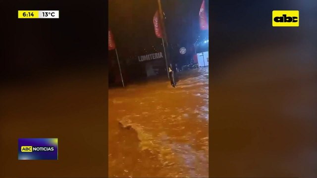 Fuertes lluvias causan estragos e inundaciones en Asunción y Central