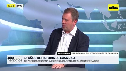ABC Negocios - Entrevista a Paul Grimm, gerente de RRPP e instituciones de Casa Rica