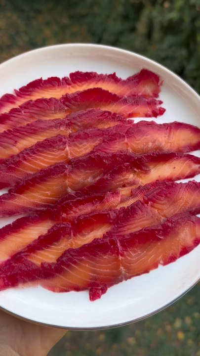 Jour 2 du calendrier de l’avent des recettes - Saumon gravlax rose 🐟