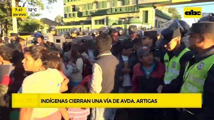 Siguen los problemas sobre Artigas: indígenas volvieron a cerrar un tramo