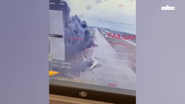 Ataque de Ucrania a aviones rusos