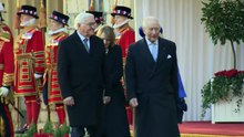 German President's Windsor Castle Guard of Honour concludes