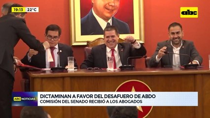 Comisión del Senado dictaminó a favor del desafuero de Mario Abdo