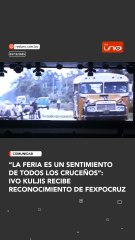 “La feria es un sentimiento de todos los cruceños”: Ivo Kuljis recibe reconocimiento de Fexpocruz