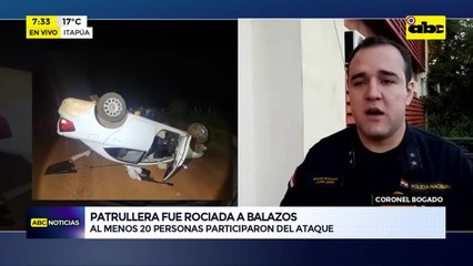 Coronel Bogado: asalto frustrado, balacera y persecución