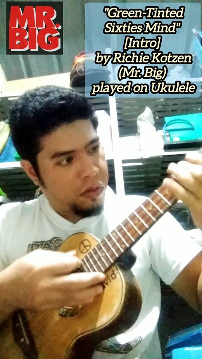 'Green-Tinted Sixties Mind' Intro by Richie Kotzen [Mr. Big] Played on Ukulele