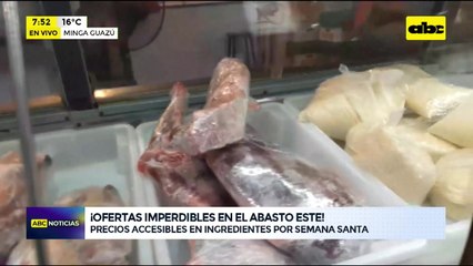 Compras de Semana Santa en el Mercado Abasto Este