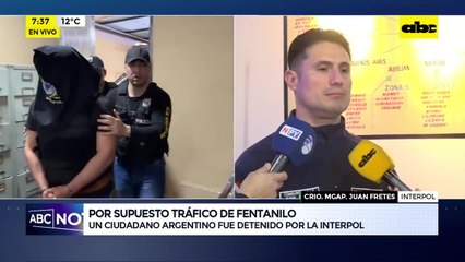 Argentino fue detenido por traficar ampollas de fentanilo desde Paraguay
