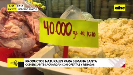 Mercado de Abasto aguarda a últimos compradores de Semana Santa