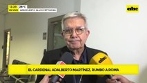 “Mi deseo es volver a Paraguay” dice cardenal paraguayo antes de partir rumbo a Roma