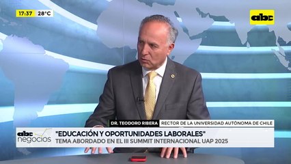 ABC Negocios - Entrevista a Teodoro Ribera, rector de la Universidad Autónoma de Chile
