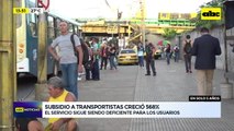 Cada vez más plata para transportistas: subsidio creció 568 % en cinco años