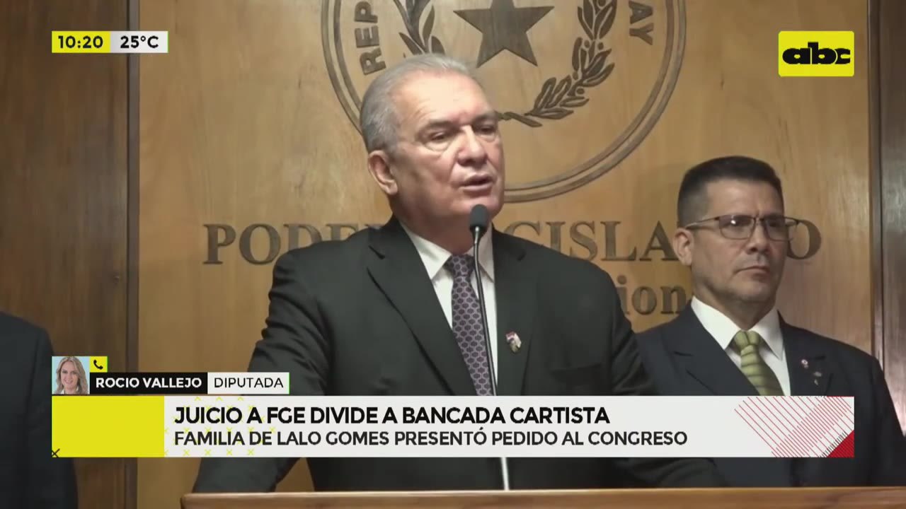Emiliano Rolón ya no puede seguir en el cargo, afirma diputada
