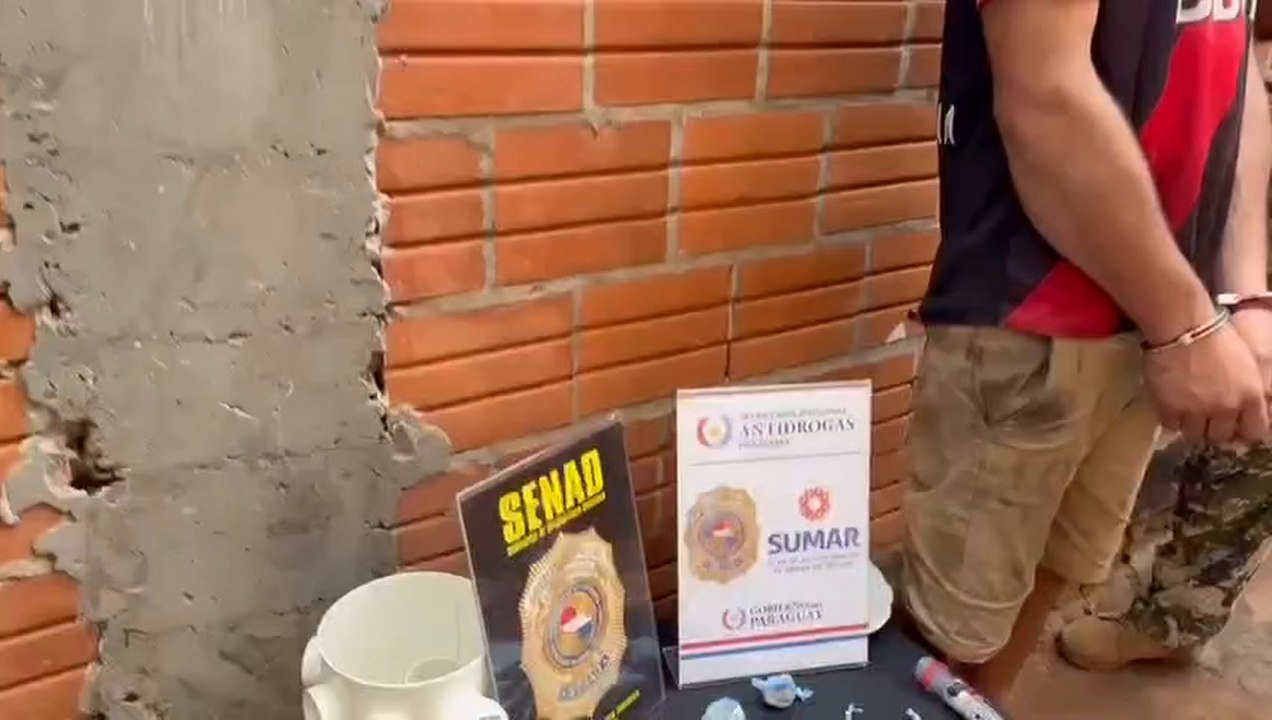 Caacupé: cae presunto microtraficante que intercambiaba drogas por objetos robados