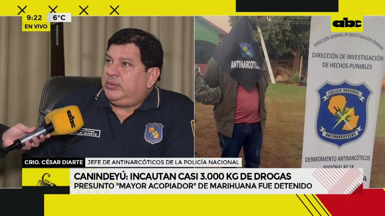 Cayó el supuesto mayor acopiador de marihuana que operaba en Saltos del Guairá